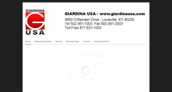 Desktop Screenshot of giardinausa.com