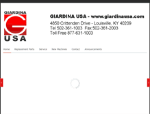 Tablet Screenshot of giardinausa.com